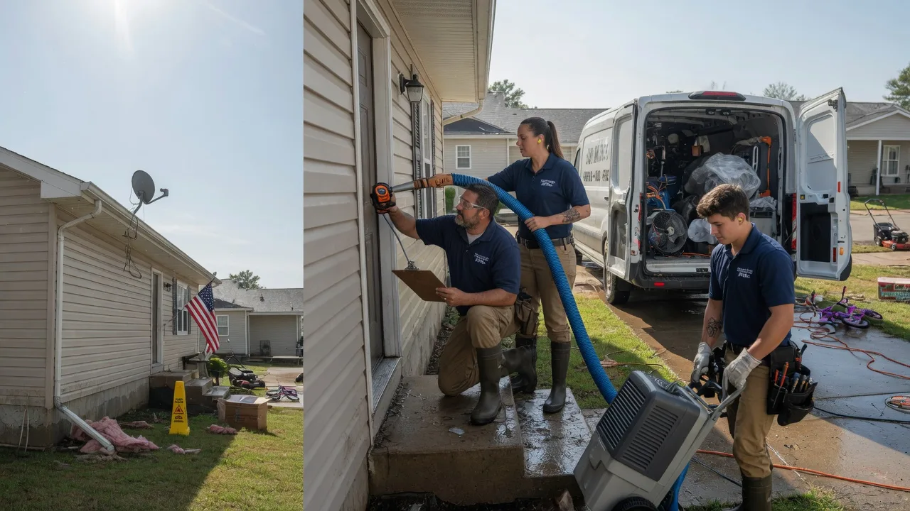 Ceiling Water Damage Restoration in Walston, PA near me